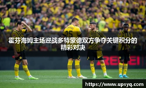 霍芬海姆主场迎战多特蒙德双方争夺关键积分的精彩对决